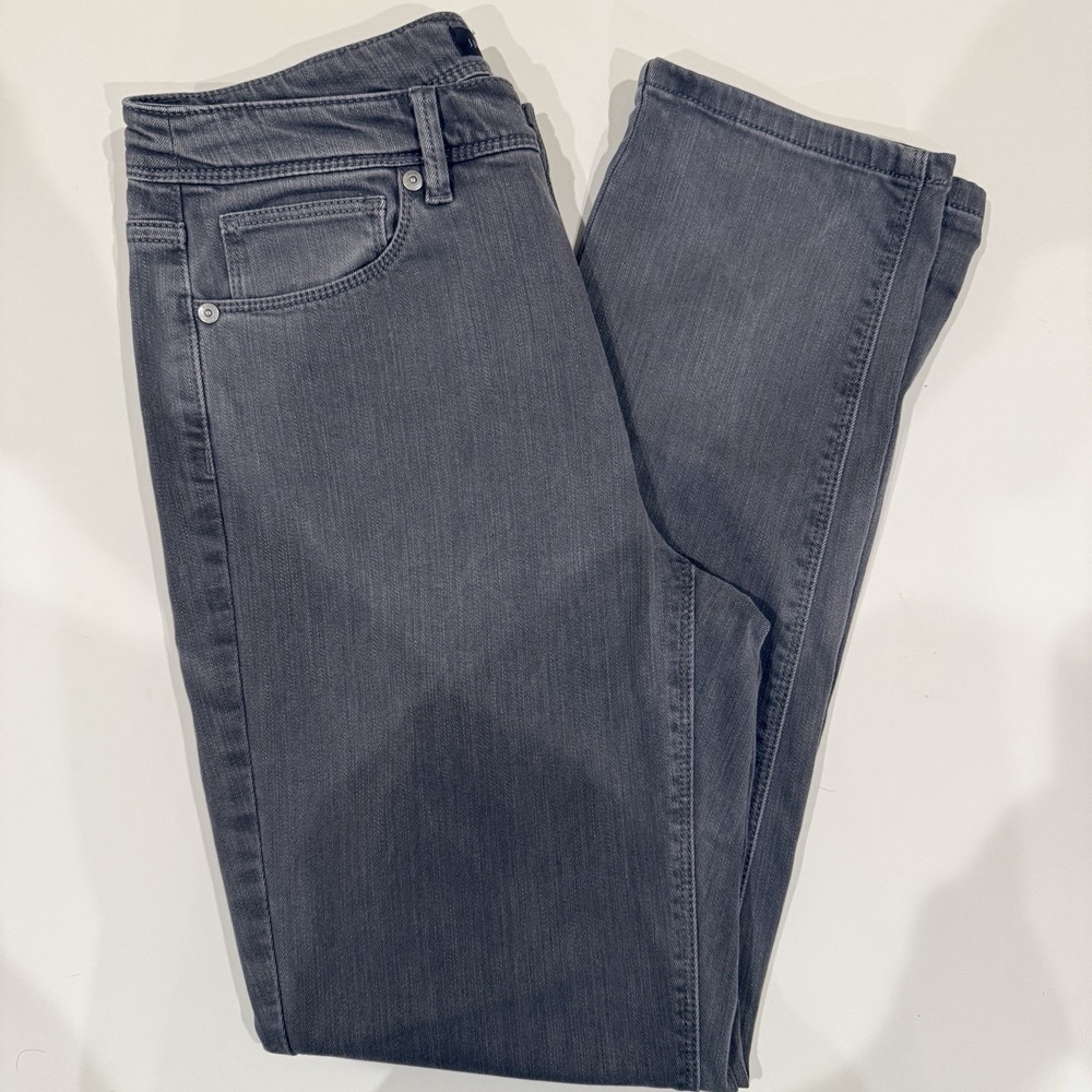 J Jill Denim Jeans 6P Women's Gray High Rise Straight Leg Stretch Grey Wash